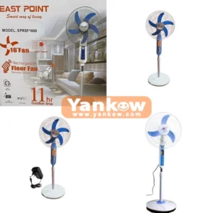 Ventilateur Rechargeable East Point EPRSF 1600